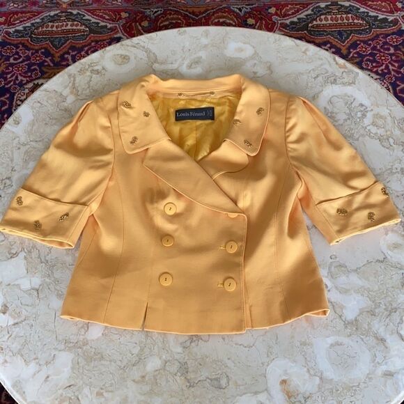 Louis Feraud 100% Wool Skirt & Jacket Suit Set - Picture 9 of 14